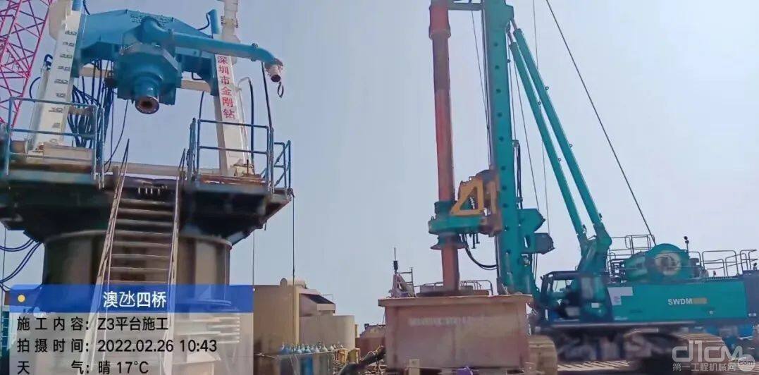 乘风破浪的旋挖钻机！山河智能助建澳氹第四跨海大桥(图3)