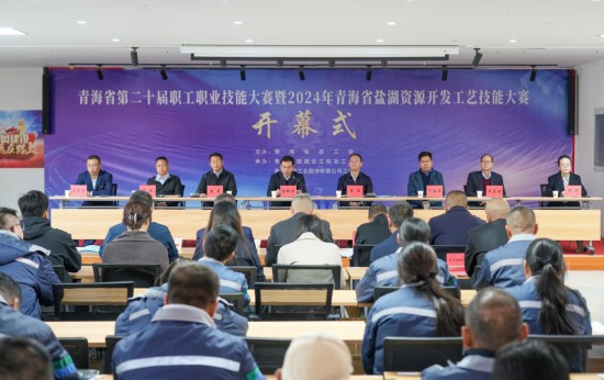 青海举办盐湖资源开发工艺职工职业技能大赛(图1)