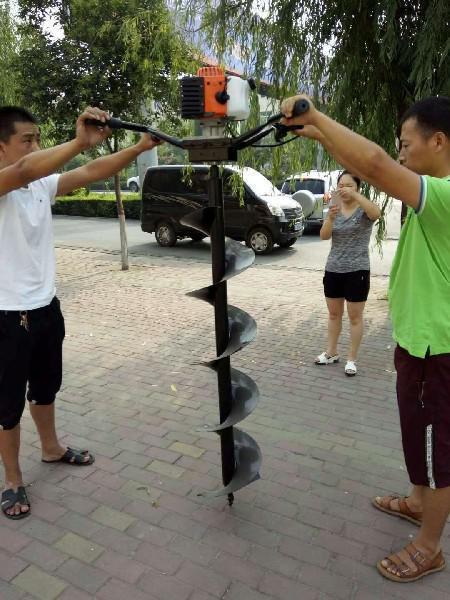 建筑工程桩芯掏孔工人必备便携式打桩机快速(图3)