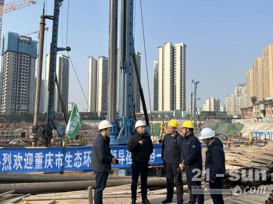 多地环保部门考察电动旋挖钻探索建筑机械绿色转型之路(图2)