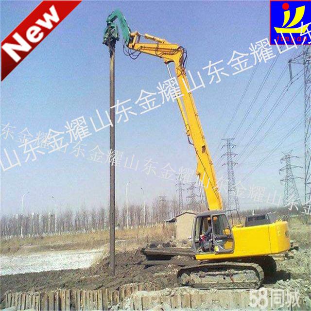 打桩机小型 挖机打桩机械 挖机属具配件厂家(图1)