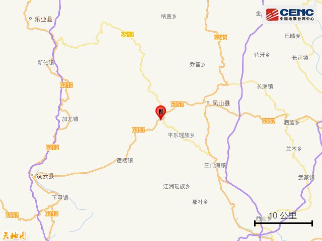 广西河池市凤山县发生41级地震(图2)