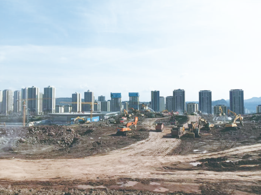 天城片区城中村改造项目鏖战正酣 计划在5月底前完成涉铁部分的全部土石方施工(图1)