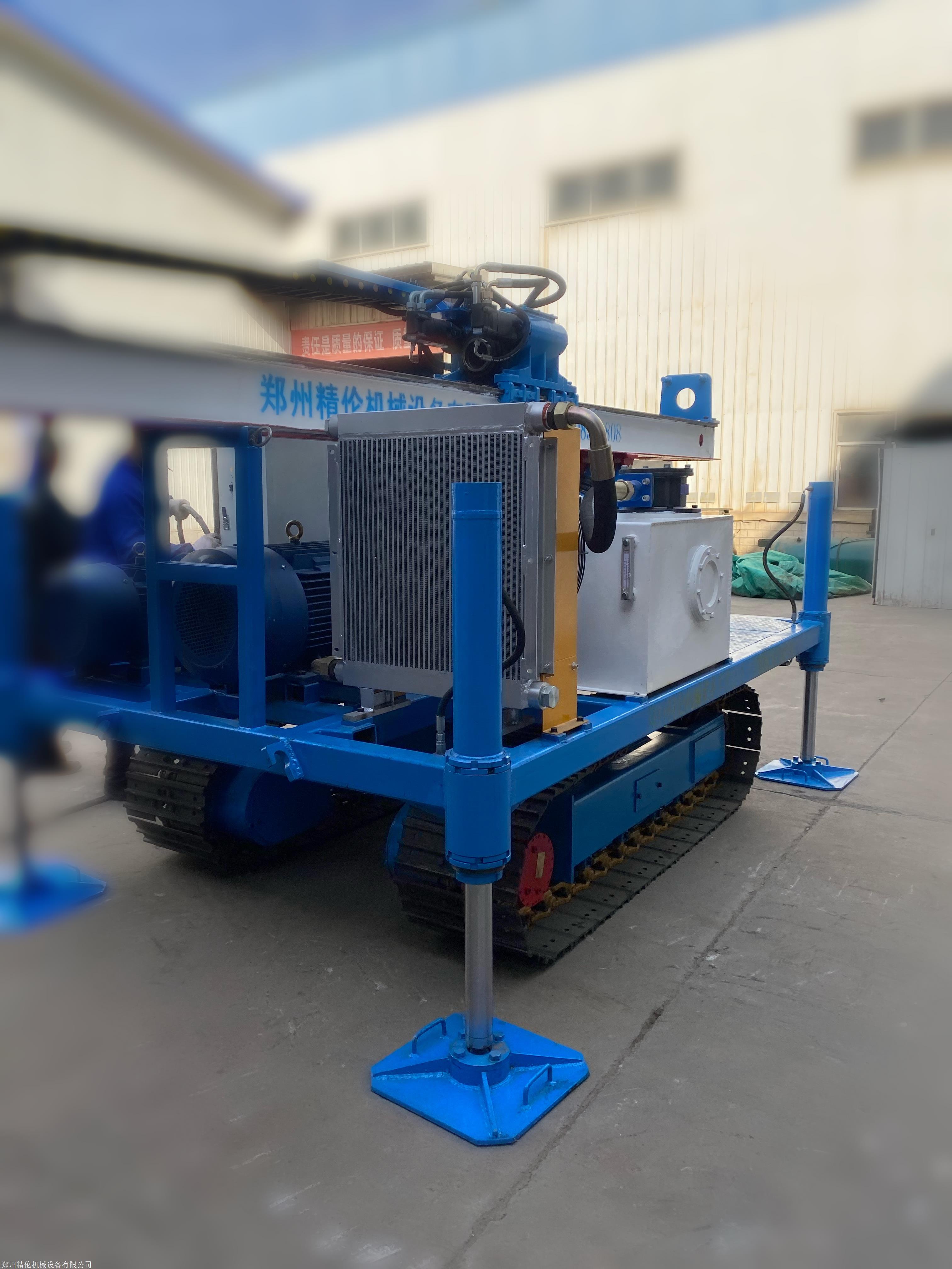 涌泉履带入岩型多功能高压旋喷抗浮锚杆一体机高压旋喷钻机抗浮锚杆钻机可以做单管双管三管桩摆喷搅拌桩钢管桩长螺旋引孔粉喷桩潜孔锤(图1)