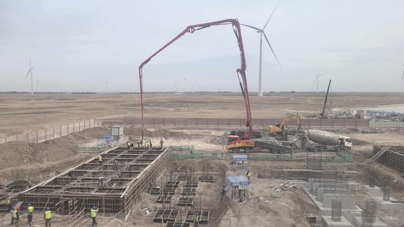 晋北光伏项目桩基施工加速推进(图2)